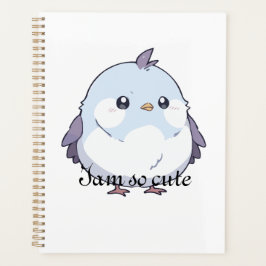 Agenda Cartoon de Aves Cute Kawaii Chubby - Pastel Adoráv