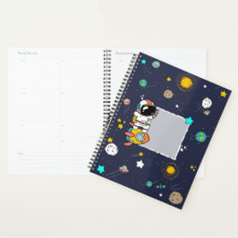 Agenda Cartoon espacial astronauta