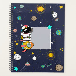 Agenda Cartoon espacial astronauta