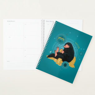 Agenda Cartoon NIFFLER™ com moedas Douradas