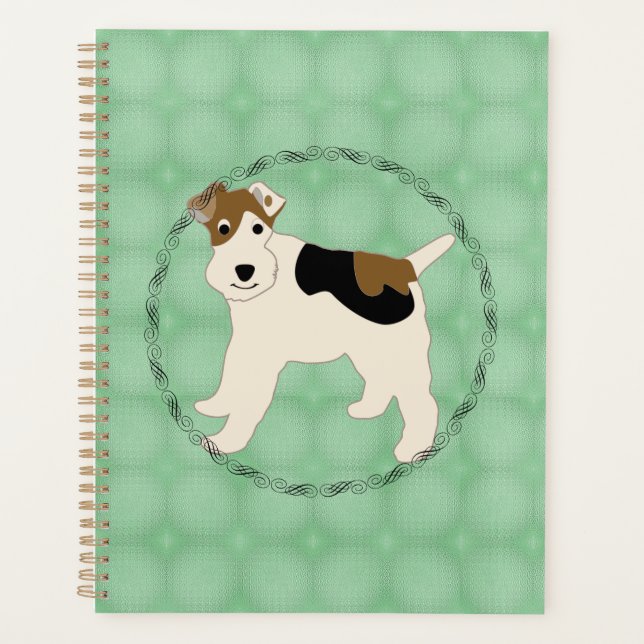 Agenda Cartoon Wire Fox Terrier (Frente)