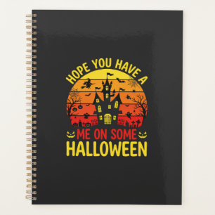 Agenda Casa Assombrada Engraçada do Halloween em Algum De