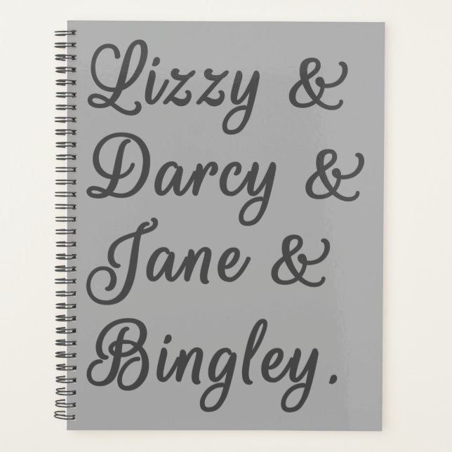 Agenda Casais de Orgulho e Preconceito I (Frente)