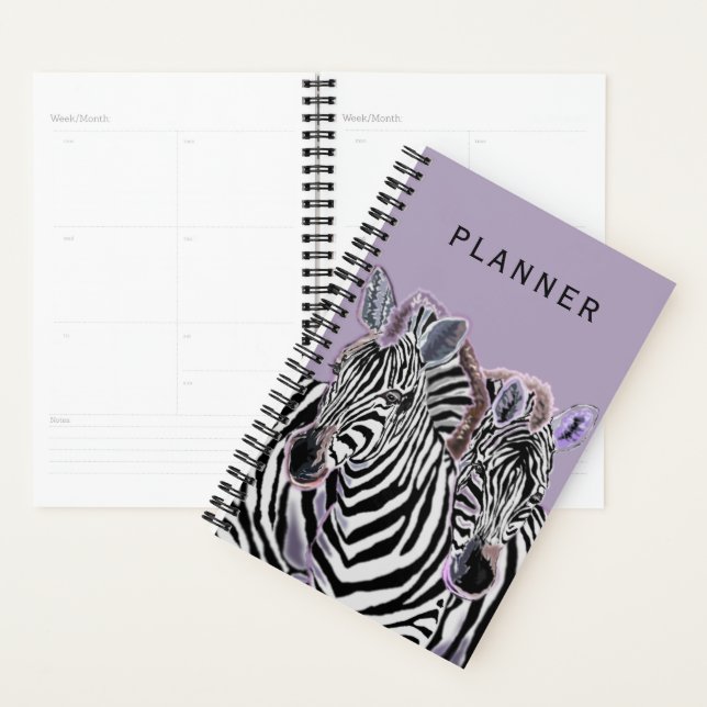 Agenda Casal Zebra Planner (Exibição)