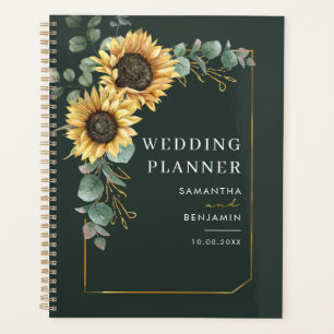 Agenda Casamento Botânico de Girassol Floral