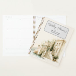 Agenda Casamento Caligrafia Lago de Como