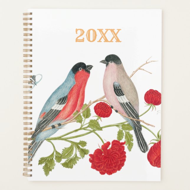 Agenda Casamento | Casamento | Aves Coloridas | Aves (Frente)