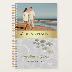 Agenda Casamento com Foto de Praia