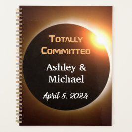Agenda Casamento com Tema de Eclipse Totalmente Compromet