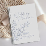 Agenda Casamento de Boho das Flores Periwinkle<br><div class="desc">Planner de Casamento das Flores Perugueiras. Itens correspondentes para concluir sua coleção de eventos estão disponíveis em nossa loja Zazzle!</div>