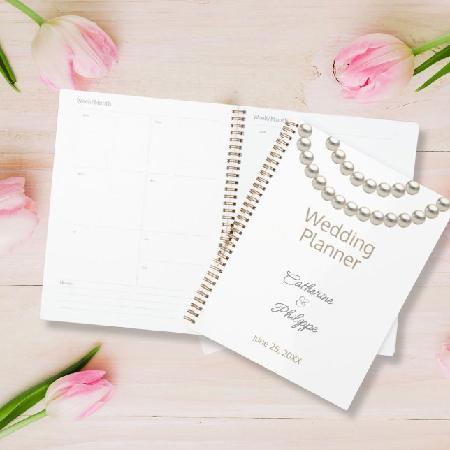 Agenda Casamento de Colar de Prata (Criador carregado)