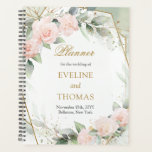 Agenda Casamento de forro de ouro floral do Modern Boho<br><div class="desc">Se você está se preparando para o seu grande dia e procurando por um toque de encanto moderno de feitiço, o Planador de Casamento de Frame Dourado Floral de Boho Moderno está aqui para facilitar sua jornada de planejamento de casamento. Cheio de delicadas flores de pincel e elegantes quadros de...</div>