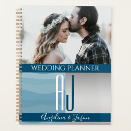 Agenda Casamento de Foto Azul