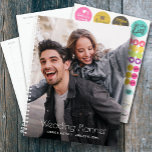 Agenda Casamento de Fotografias Personalizado<br><div class="desc">Planeador de casamento com sua foto favorita na frente - personalizado com seus detalhes em letra chic. O Planejador inclui layouts mensais e semanais,  12 meses,  60 páginas com cobrir laminados de cobrir mole,  frente e verso.</div>