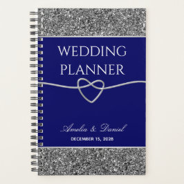 Agenda Casamento de Inverno Azul Real