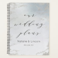 Casamento de luxo de Fosco Azul de Ombre Dusty