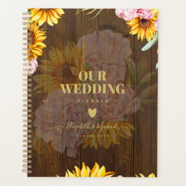 Agenda Casamento de Rosas Rosa-Rosa Russas Personalizadas