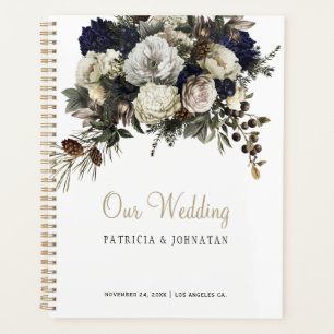 Agenda Casamento elegante de FOTO de ouro dos peões de i
