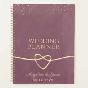 Agenda Casamento Elegante Roxo