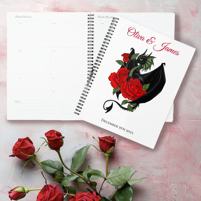 Agenda Casamento Fantasia de Rosas vermelhas de Dragão Ne (Criador carregado)