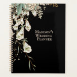 Agenda Casamento Personalizado do Nome Preto Clássico bon<br><div class="desc">Bonito planejador personalizado de casamento com preto básico. Adicione seu nome e personalize este bonito planejador de casamento para ser seu.</div>