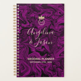 Agenda Casamento Roxo Luxuoso