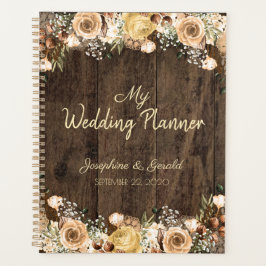 Agenda Casamento Rustic Tan Bird