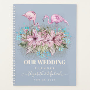 Agenda Casamento Tropical Flamingos