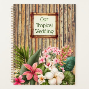Agenda Casamento tropical personalizado