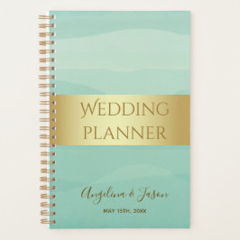 Agenda Casamento Verde Simples