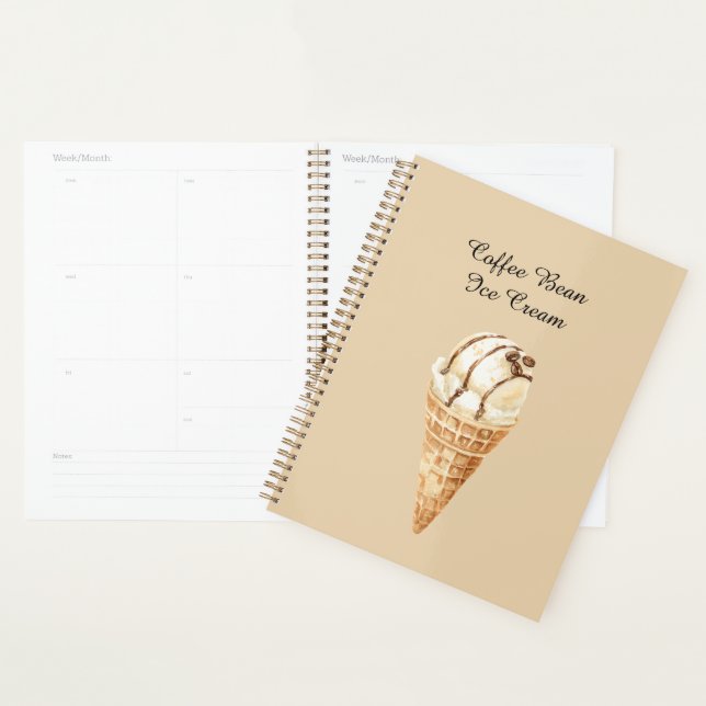 Agenda Casquinha de Sorvete de Grão de Café (Exibição)