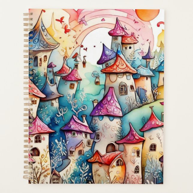 Agenda Castelo mágico da Terra Fairyland (Frente)