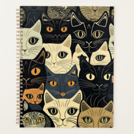 Agenda Cat Pattern Artsy