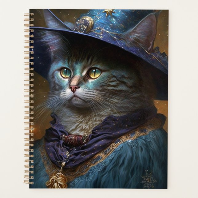 Agenda Cat Witch Fantasy Art (Frente)