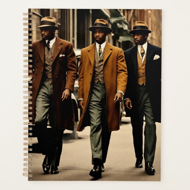 Agenda Cavalheiros Sofisticados do Renascimento de Harlem (Frente)