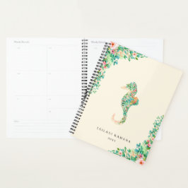 Agenda Cavalo de Mar Botânico Elegante | Sandy Beige