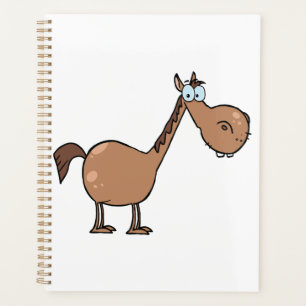 Agenda Cavalo Derpy Engraçado Garanhão Marrom Bobalhão