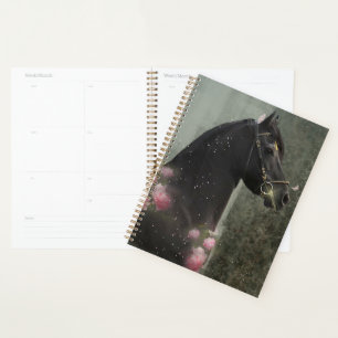 Agenda Cavalo Friesian Black Beauty - Escritório,