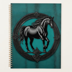 Agenda Cavalo Negro Teal Equestre do País Ocidental
