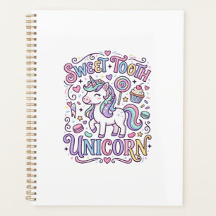 Agenda Cavalo Unicórnio Doce Dente Unicórnio Original Mer