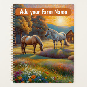 Agenda Cavalos no Prado de Flores Silvestres da Fazenda