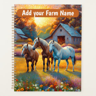 Agenda Cavalos no Prado de Flores Silvestres da Fazenda