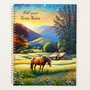 Agenda Cavalos no Prado de Flores Silvestres da Fazenda