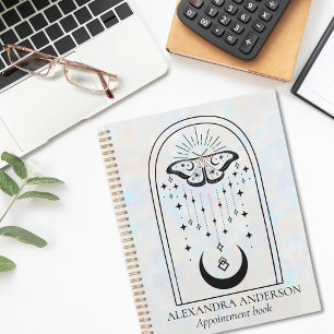Agenda Celestial Esoteric Moth e Moon Holographic