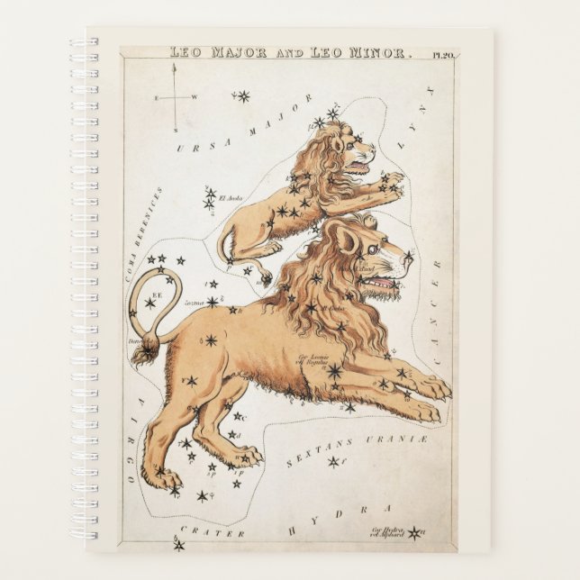 Agenda Celestial Leo Zodiac (Frente)