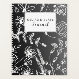 Agenda Celiac Disease Monthly Journal - Black & White