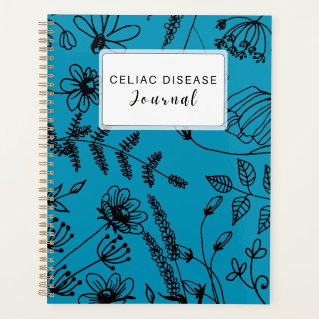 Agenda Celiac Disease Monthly Journal - Blue