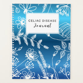 Agenda Celiac Disease Monthly Journal - Blue Metallic