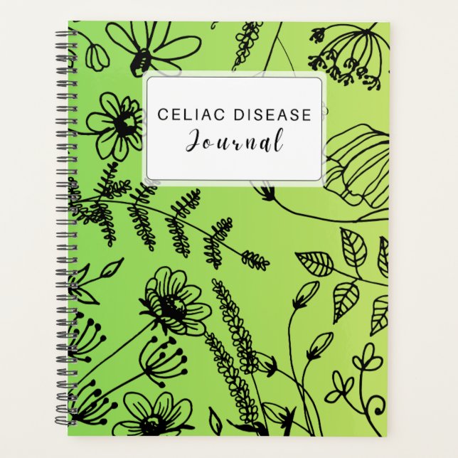 Agenda Celiac Disease Monthly Journal - Green (Frente)