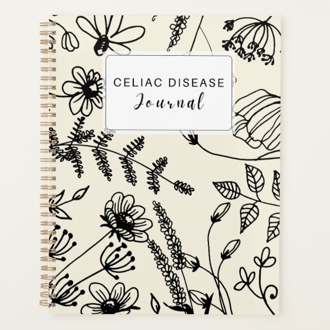 Agenda Celiac Disease Monthly Journal - Soft Yellow (Frente)